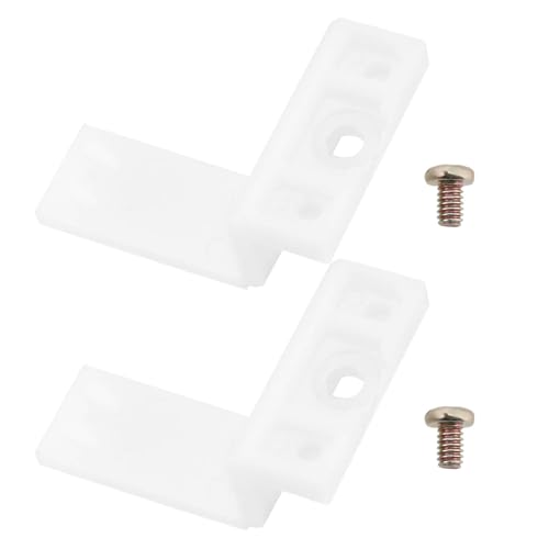 Image of 2 Pcs Laser Gear Arm Repair Parts Compatible with PS2 Fat Fat Consoles SCPH-30001 30001R and 39001 with Screws White