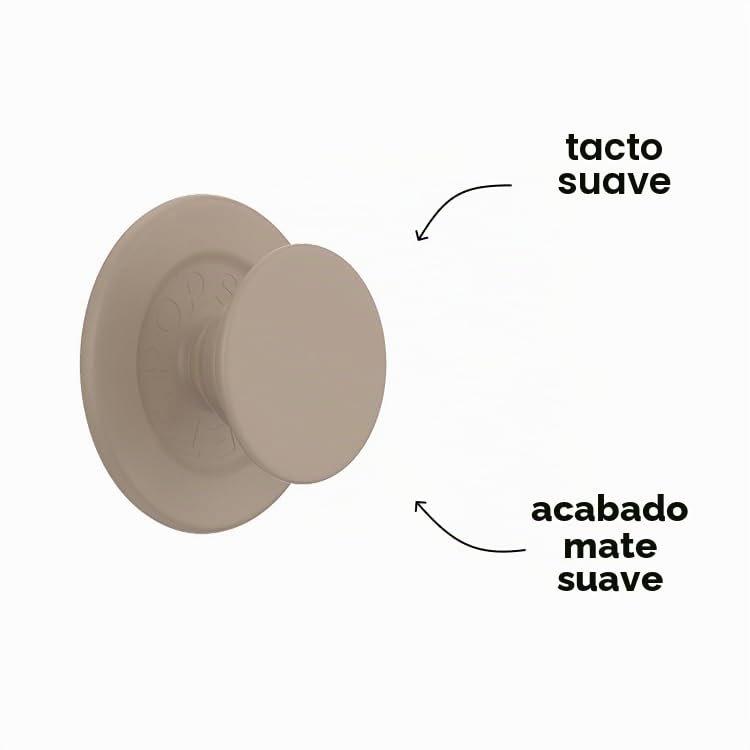 Soporte para teléfono MagSafe PopSockets Latte con anillo adaptador 3