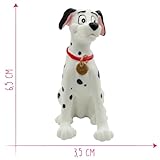 Bullyland 12513 - Spielfigur Pongo aus Walt Disney 101 Dalmatiner, ca. 6,5 cm, detailgetreu, ideal als kleines Geschenk für Kinder ab 3 Jahren, Schwarz