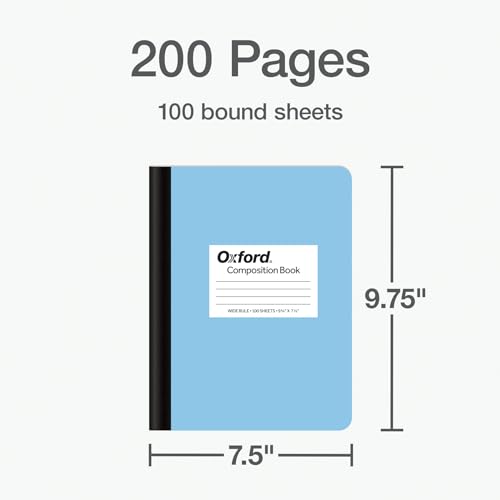 Carnet de composition Oxford pour ne plus perdre vos notes professionnelles ou de cours