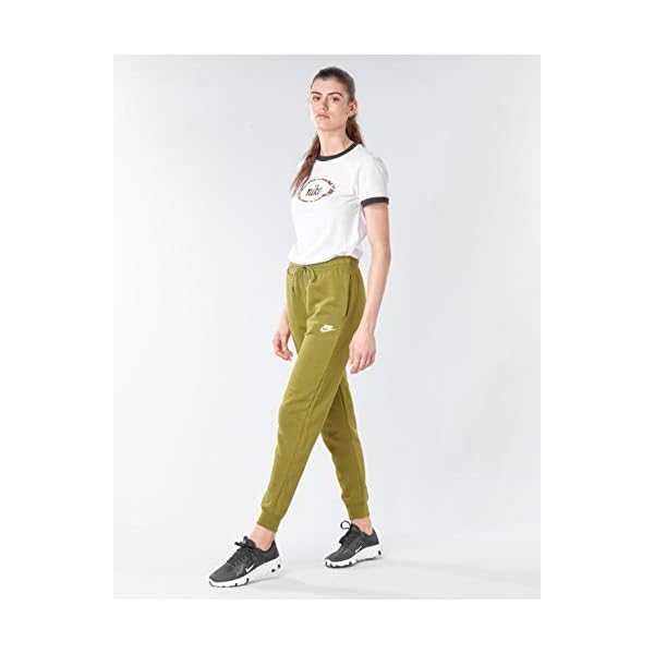 Nike-Womens-Sportswear-Essential-Fleece-Jogger-Pants Nike W NSW Essntl Pant Reg FLC Joggers & Tracksuits Women Kaki - L - Tracksuit Bottoms Pants