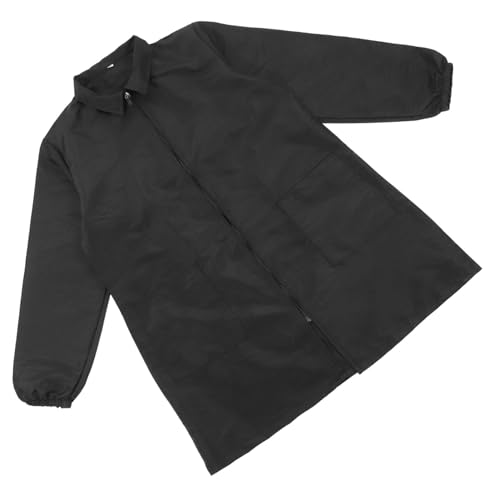 OSOLADY 美容師の作業服 犬のグルーミングユニフォーム 理髪店エプロン 犬のグルーミングアパレル 犬のグルーミング服 女性のための身だしなみの服 ナイロンポリエステル Black