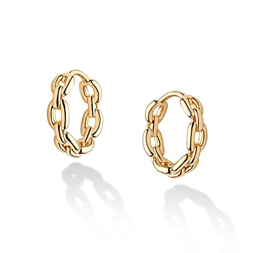 Vacrona Huggie Earrings Cubic Zirconia Open Cuff #TOP3
