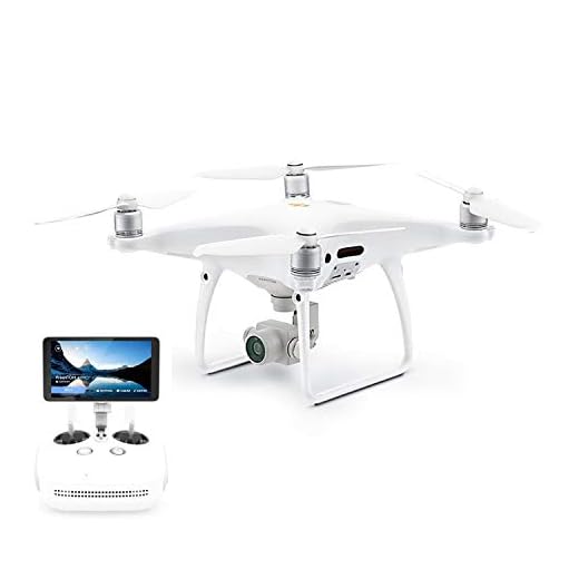 DJI Drohne P4P PRO + V2.0 - EU Modell, Video 4K/60fps und Fotos mit Burst-Funktion je 14 Fps, Integrierte Fernbedienung - weiß