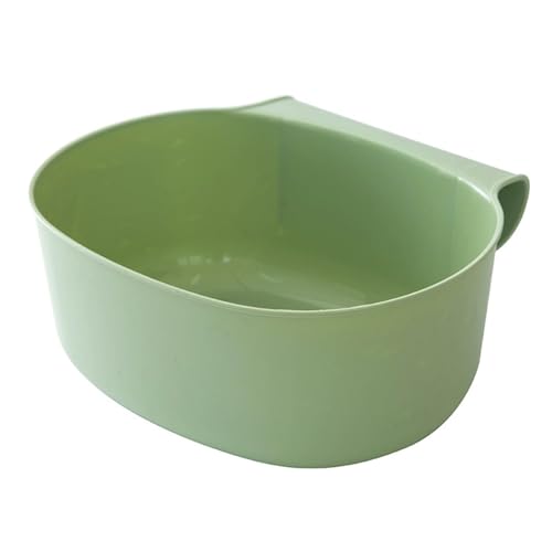 Canasta colgante verde para basura de plástico miniatura 1