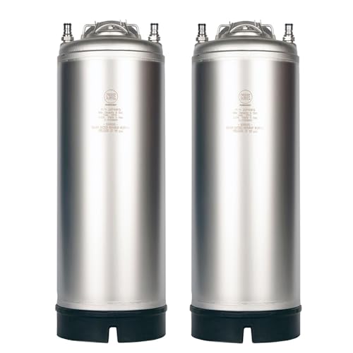 AEB Two Pack of New 5 Gallon Ball Lock Kegs with Single Handle
