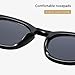 ZHZJQE Retro Oval Fashionable Glasses For Men Sunglasses For Women Outdoor Trend Sunshade Vacation Cycling Sunglasses