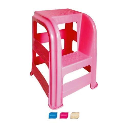 Samruddhi Unbreakable 2-Step Plastic Stepper Stool | Heavy-Duty Multi-Purpose Stool for Home, Office & Kitchen Use | Lightweight, Durable & Safe Design for Easy Access & Storage-image-6