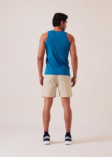 Image of STRCH Men's Gym Tank Top | Regular Fit Sleeveless Activewear Vest | Crew Neck Workout Tank for Gym, Running, Training & Fitness | UV Protection & Anti-Odour