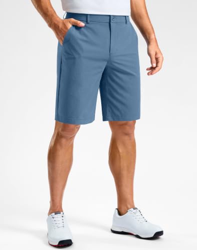 Image of Soothfeel Men's Casual Shorts 5 /7 /9 Inch Golf Dress Shorts for Men Flat Front Work Lightweight Quick Dry with 4 Pockets