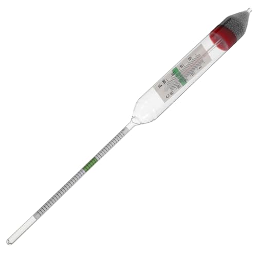 Ciieeo Salzgehalt Hydrometer für Aquarien Präzises Salzwassergravimeter zur Genauen Messung Des Salzgehalts Meerwasser Aquarien für Aquakulturen zur Optimalen Wasserqualität