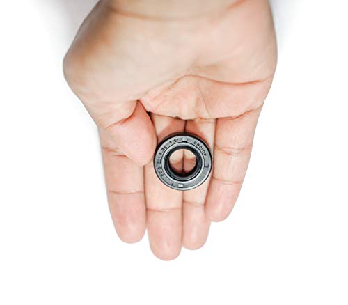 EAI Oil Seal 11mm X 17mm X 4mm (5 PCS) TC Double Lip w/Spring. Metal Case w/Nitrile Rubber Coating