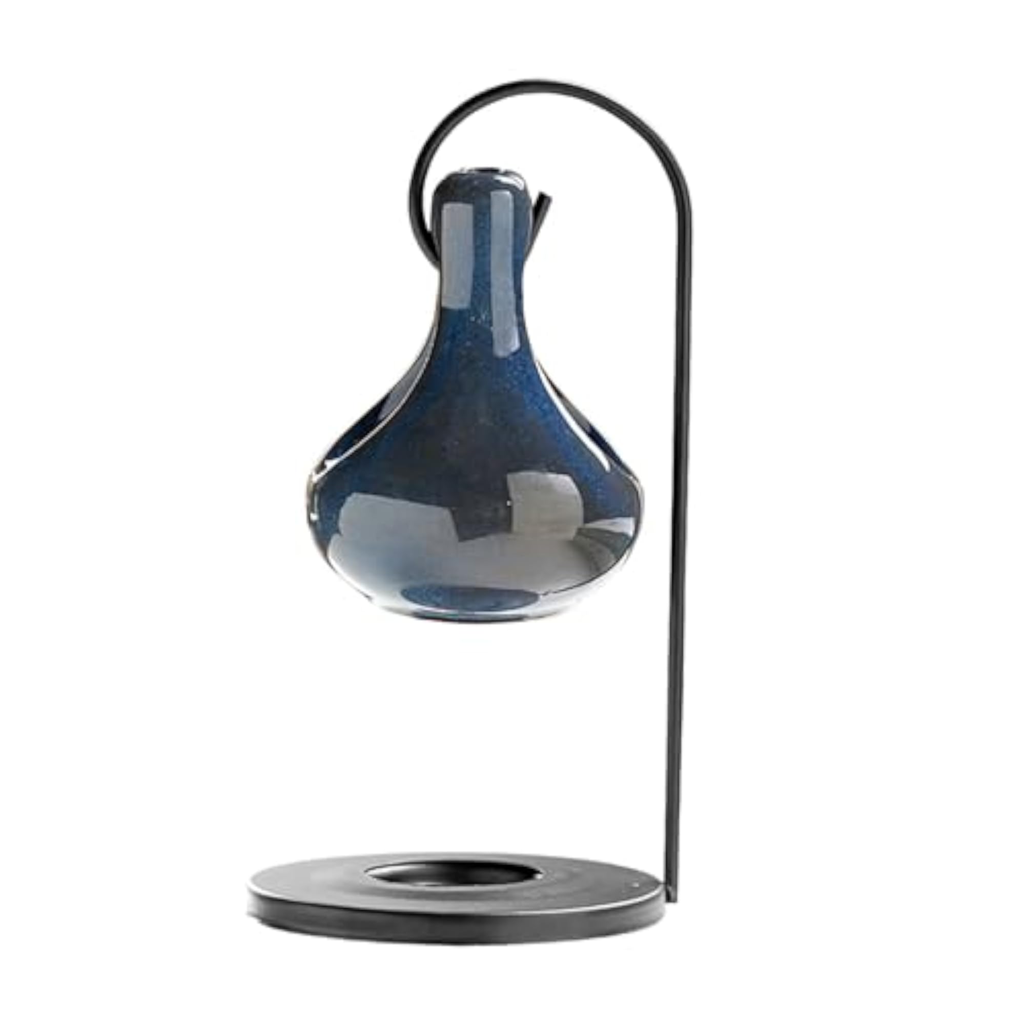 Teardrop Oil Warmer Tealight Candle Holder, Deep Blue
