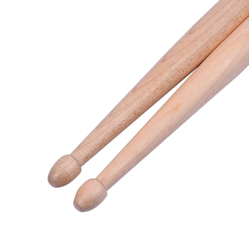 Image of Kadence MW7A-C Jamming Series Drumsticks Combo | Pack of 2 | 7A Size Maple Wood | Acorn Tip with Smooth Matte Finish | Pair Weighs 62 g | Natural