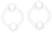 Playtex Spill-Proof Cup Replacement Valves (3 Pack- a Total of 6 valves)