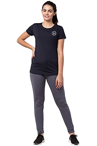 Image of BLUECON Women's Slim Fit Polyester T-Shirt