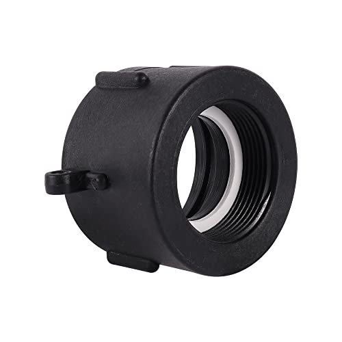 FOGWOWO IBC Adaptador de 60 mm de Importación a 1.5",Adaptador Grifo Manguera,Adaptador de Tanque IBC,para Deposito Agua 1000 Litros,Barriles de Lluvia Cover