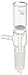 Chemglass CG-1406-02 Glass Buchner Filtering Funnel with Medium Frit, 15mL Capacity, 24/40 Lower Vacuum Assembly