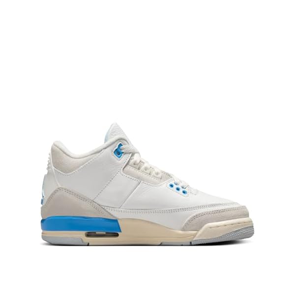 AIR JORDAN 3 RETRO (GS) "SUMMIT WHITE/HYDROGEN BLUE-LEGEND BLUE" - Image 4