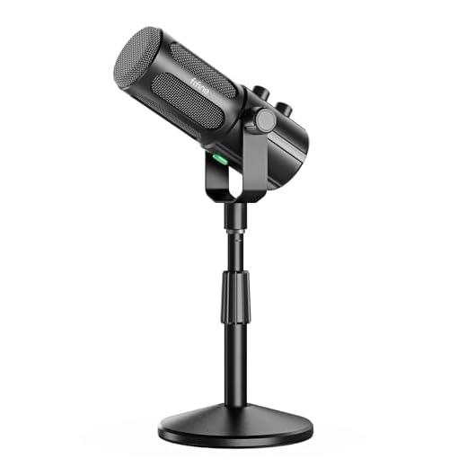 FIFINE AmpliTank TANK6S Vocal Dynamic Microphone XLR/USB Desktop Mic