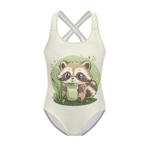 Image of Girls One Piece Swimsuits Sleeveless Lightweight Bathing Suit Beach Swim Suit Quick Dry Swimwear 5-14 Y