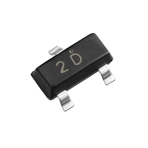 Uxcell 50Pcs A92 Transistor 2D Pnp 300V 200Ma 300Mw Surface Mount Sot-23 #TOP4