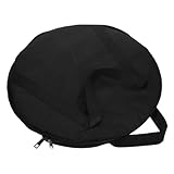 TIDTALEO オックスフォード製シンバルバッグ 損傷防止設計の楽器収納ポーチ ポータブルハンドトート 持ち運びに適した黒色シンバル収納バッグ 音楽機材用