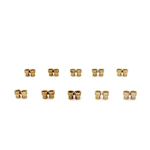 Kipa 20Pcs Carburetor Main Jet Assortment Kit For Style Aed Barry Grant Quick Fuel Demon Avenger Carburetor 1/4"-32 Unf Unified Fine Thread 2Pcs Per 60# 61# 62# 63# 64# 65# 66# 67# 68# 69# #TOP4