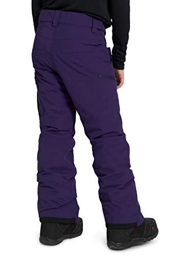 Burton Calça cargo masculina Exile para meninos, roxo paraquedas, pequena