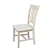 Set of Two San Remo Slat Back Dining Chairs, Unfinished