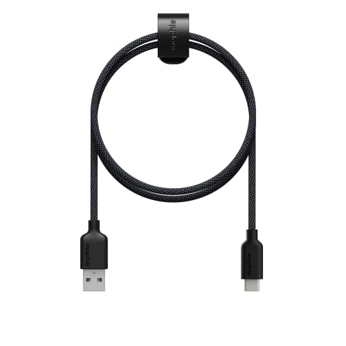 mophie Charge Stream USB-A to USB-C Cable 3ft - Flexible Silicone