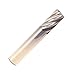 Drill America CBD 1/8" Carbide End Mill 6 Flute 1/2" Flute Length 1-1/2" Overall Length TIN Single End Square