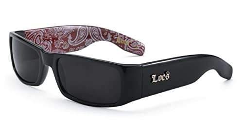 Locs Mens Hardcore Gangster Sunglasses Bandana Print
