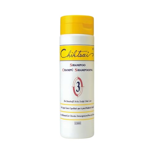 Chihtsai No.3 Shampoo for Hair Loss (8.3oz/250ml) - Eliminate dandruff & flakes, Smooths itchy scalp