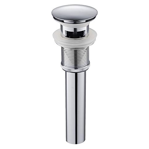 Yodel Pop-up Drain for Vessel Sink (Chrome with Overflow) Cover