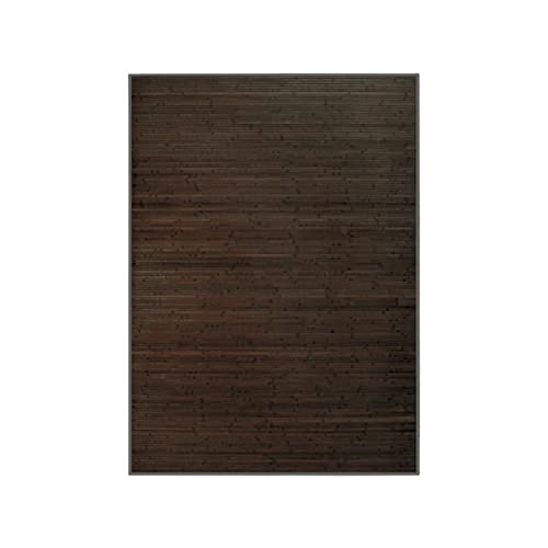 Hogar y Mas Alfombra BAMBÚ MARRÓN Oscuro 140X200