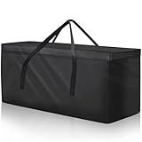 LeapBeast Aufbewahrungstasche Schutzhülle,Auflagentasche,Gartenauflagen Schutzhülle,Schwerlast Reißfest 600D Oxford Aufbewahrungstasche,für Gartenmöbel Kissen Polsterauflagen (175x55x75cm)