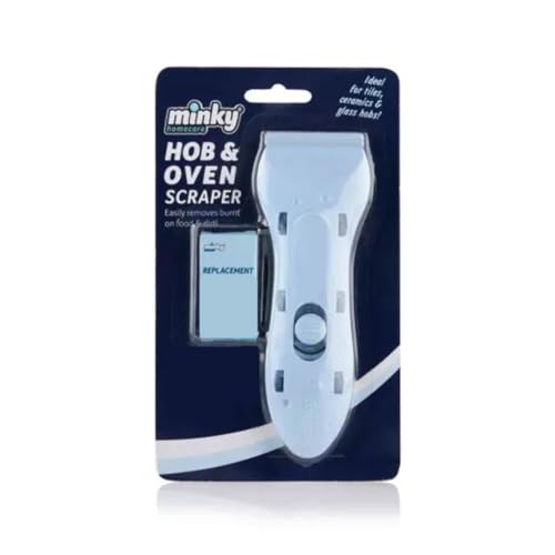 Non-Scratch Hob & Oven Scraper Tool – Reusable Multi-Purpose Kitchen Surface Cleaner for Glass, Ceramic & Induction Cooktops – Ergonomic Design