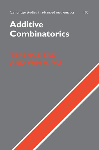 ADDITIVE COMBINATORICS (Cambridge Studies in Advanced Mathematics)