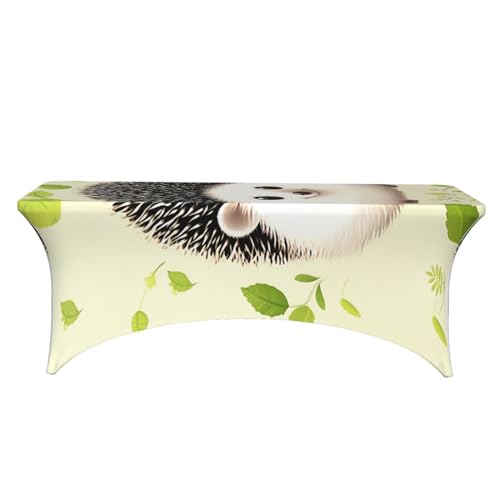 Nappe hérisson pour tables rectangulaires de 1,8 m housse extensible mariage - 3