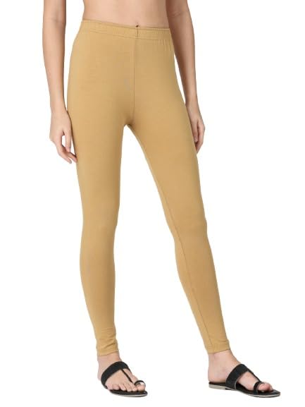 Image of Robinbosky Premium Stretchable Cotton Ankle Legging for Women | Suitable for Formal wear & Casual wear | High-End Elastic Makes The Leggings Squat Proof and Durable for Travel, Yoga, & Workout.