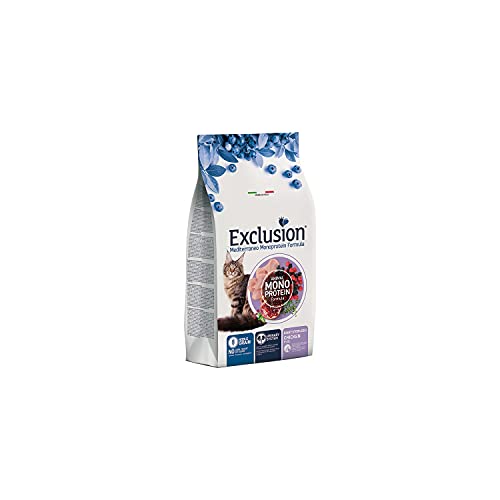Exclusion Mediterraneo Noble Grain Giant Sterilizzato Cat Pollo 300 Grammi