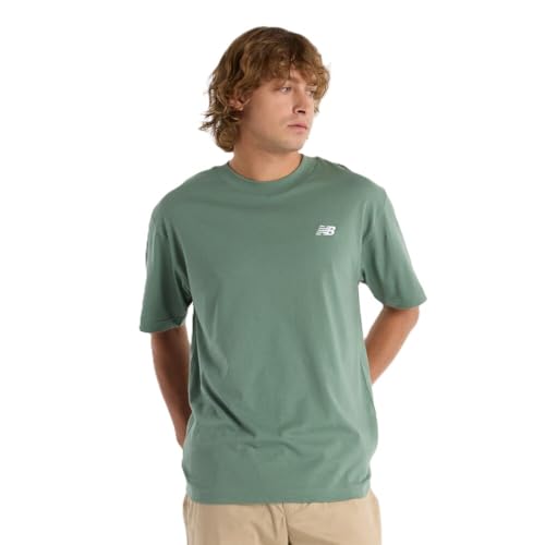 New Balance Men's Sport Essentials Cotton T-Shirt, Dark Juniper, X-Small