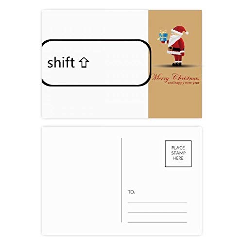 Cartes postales Père Noël au clavier à envoyer à vos collègues de bureau en fin d'année