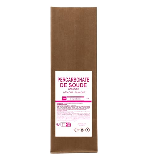 Percarbonato de Sodio Securizado - Calidad Premium- 100% puro - Envasado en Europa - 1 kg