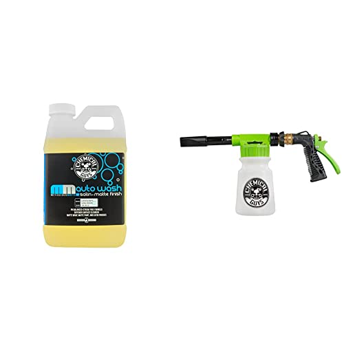 Chemical Guys CWS_995_64FBB Foam Blaster Bundle - Meticulous Matte Car Wash Soap, 64 fl oz + ACC_326 Torq Foam Blaster 6 Foam Wash Gun, Works With Garden Hose, (2 Items) - image 1