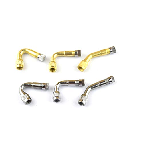 Garneck - Set di 4 estensioni per stelo valvola