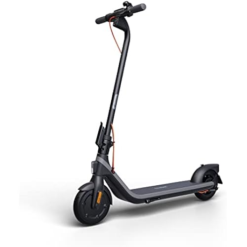 Segway Ninebot E2 Plus Electric KickScooter- 300W Brushless Motor, Up to 15.5 Mile Range & 15.5 MPH, 8.1" Shock-Absorbing Tires, Electronic Drum Brake, UL-2272 Certified