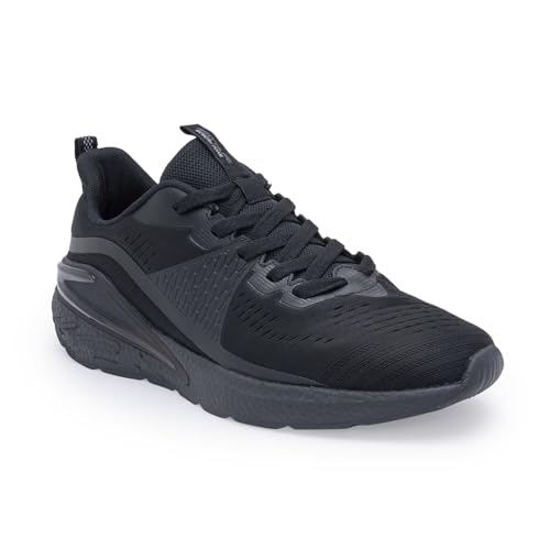 Image of Red Tape Men Black Walking Shoes