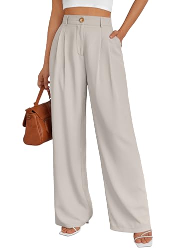 LILLUSORY Wide Leg Dress Pants Women's High Waisted Dressy Trousers
